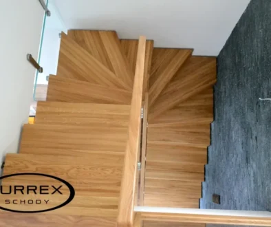 Schody dębowe – realizacja Jurrex Rybnik