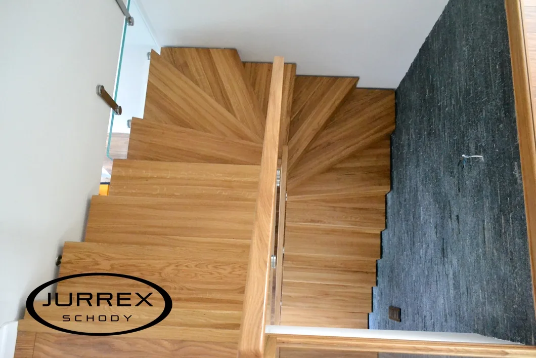 Schody dębowe – realizacja Jurrex Rybnik